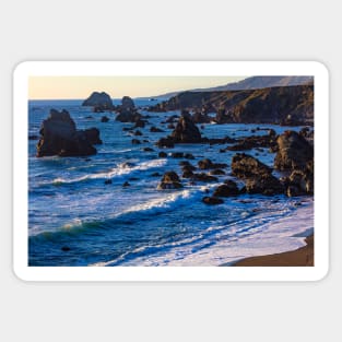 Rugged Rocky Coast Of Sonoma Sticker